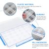 Cabilock Medicine Storage Box Beads Plastic Jewelry Organizing Ring Daily Medicine Pill Organizer Small Pill Container Pp Material Simple Design Easy to Use Suitable for Home and Travel view 3