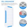 Cabilock Medicine Storage Box Beads Plastic Jewelry Organizing Ring Daily Medicine Pill Organizer Small Pill Container Pp Material Simple Design Easy to Use Suitable for Home and Travel view 4