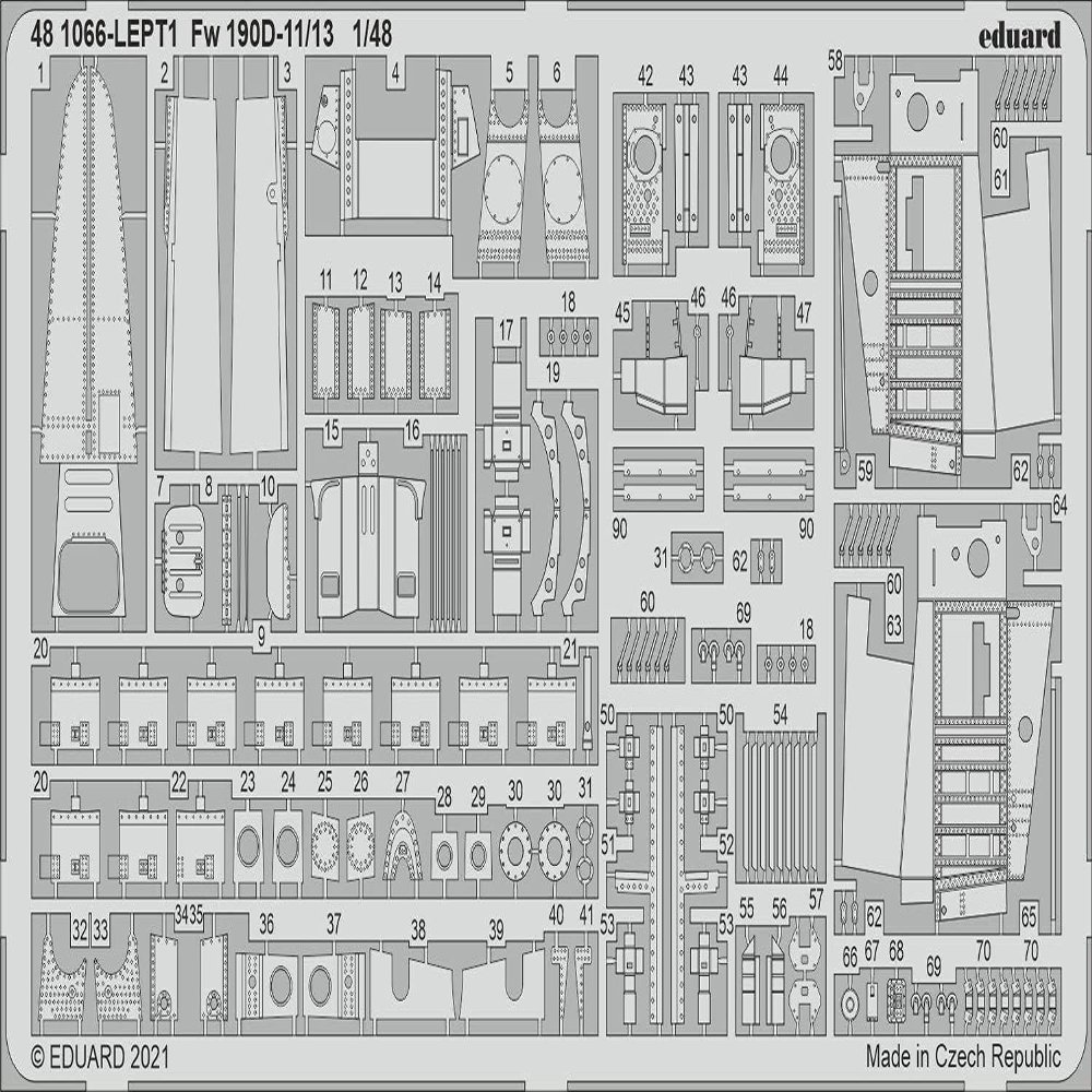 Eduard EDP481066 Photoetch Set, Various
