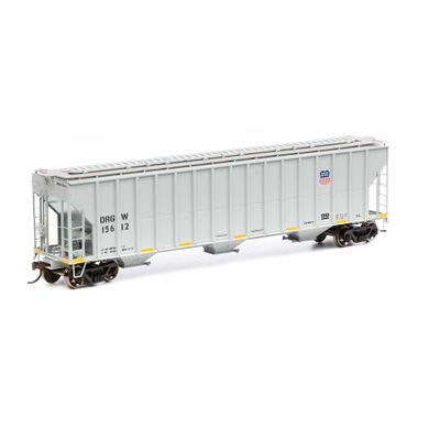 Athearn HO RTR FMC 4700 Covered Hopper UP D&RGW #15612, ATH81565