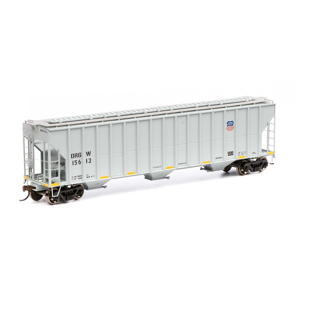 Athearn HO RTR FMC 4700 Covered Hopper UP D&RGW #15612, ATH81565