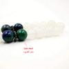 Muslim misbaha Luxurious Man's Bracelets White agates tasbih with Lapis Lazuli Beads gfit for Ramadan 33 66 99 Paryer Beads (8mm, 33 Beads) view 2