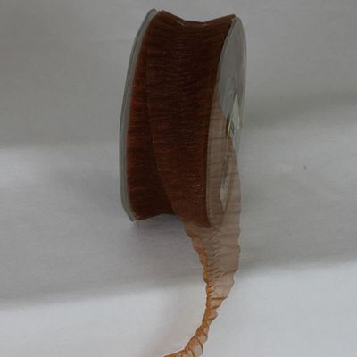 Brown Solid Woven Edge Ribbon 1.5" x 16 Yards