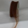 Brown Solid Woven Edge Ribbon 1.5" x 16 Yards view 1