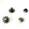 AMLESO 30 Pieces Flower Rivets Decorative Rivets Snap Fasteners for Leather DIY view 3