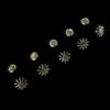 AMLESO 30 Pieces Flower Rivets Decorative Rivets Snap Fasteners for Leather DIY view 4