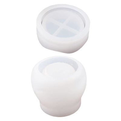 1set Storage Tank Mold Cover DIY Crystal Epoxy Mould for Crafting Storage Containers Versatile Bottle Mould for Home Decor and Practical Use
