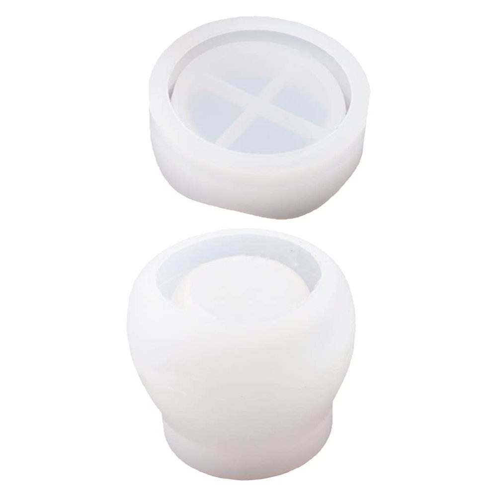 1set Storage Tank Mold Cover DIY Crystal Epoxy Mould for Crafting Storage Containers Versatile Bottle Mould for Home Decor and Practical Use
