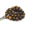 ALBASHAN Natural Tiger eyes Tasbih Muslim rosary islam 33 45 66 99 prayer beads saudi arabia fashion jewelry arab bracelet turky misbaha (10mm, 33 beads) view 4