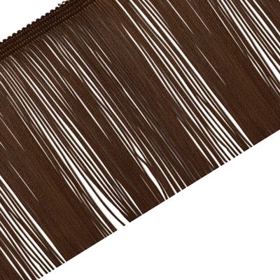 6 inch Chainette Fringe Trims Tassel Skirts Curtains Lamp Shade Dance Costumes Decoration Wedding Dress DIY Accessories (Brown, 20 Yards)