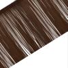 6 inch Chainette Fringe Trims Tassel Skirts Curtains Lamp Shade Dance Costumes Decoration Wedding Dress DIY Accessories (Brown, 20 Yards) view 1
