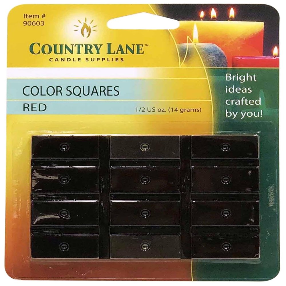 Country Lane Candle Dye - Red, 0.5 oz