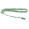 Tasbih Natural Green jades Stone Muslim Bracelet Misbaha Islamic Gift Stone Tassels 33 Prayer Beads Jewelry Handmade Rosary (10x12mm, 33 Beads) view 1