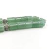 Tasbih Natural Green jades Stone Muslim Bracelet Misbaha Islamic Gift Stone Tassels 33 Prayer Beads Jewelry Handmade Rosary (10x12mm, 33 Beads) view 3