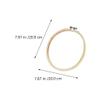 Embroidery 12 Pack Adjustable Embroidery Hoop Frame Cross Stitch Dec view 2