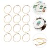 Embroidery 12 Pack Adjustable Embroidery Hoop Frame Cross Stitch Dec view 4