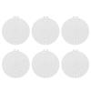 FOMIYES 10pcs DIY Plastic Mesh Sheets for Cross Stitch and Crafting Durable Round Sheets for Easy Embroidery for Handmade Projects and Bag Making view 1