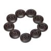 200Pcs Round Wood Buttons, 1 inch Brown Buttons for Sewing Craft Clothing 4 Hole DIY Supplies view 1