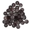 200Pcs Round Wood Buttons, 1 inch Brown Buttons for Sewing Craft Clothing 4 Hole DIY Supplies view 4