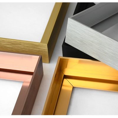 GVS-ART DIY Metal Floating Frame for 12X16 Canvas Size Painting Art,1.5"(3.8cm) Depth, Floater Frame,Mental Frame Kit, Cut to Pieces,Not Include Canvas or Mat Matte Black Frame