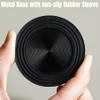 Black Kenzan SeriesRound Flower Frog Floral Frog Cut Flower Arranger Fixed Tools Japanese Floral Pins Holder with Rubber Base for Ikebana Arrangement, Plant Fixation (1Pcs3.15inch Black kenzan) view 4