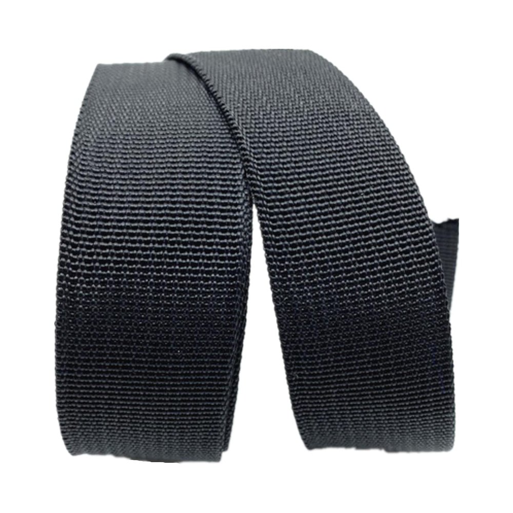 DTKJ 3 inch Black Heavy Polypropylene Polypro Webbing,Heavy-Duty Webbing Strap 75mm Wide,10 Yards/lot