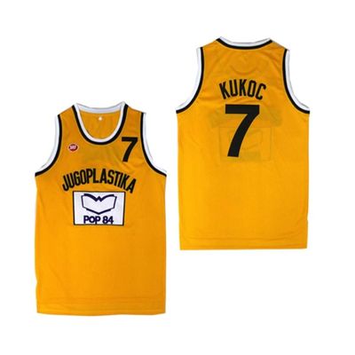 borizcustoms T KUKOC Waiter Chicago Basketball Jerseys JUGOPLASTIKA 7 Jersey Embroidery Sewing