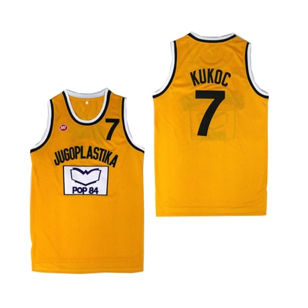 borizcustoms T KUKOC Waiter Chicago Basketball Jerseys JUGOPLASTIKA 7 Jersey Embroidery Sewing