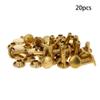 Auniwaig 20PCS Leather Double Cap Rapid Rivets, 8mmx10mm Round Head Fasteners Decorative Rivets, for Craft Repair Decoration DIY Clothes Shoe Bag Belt view 4