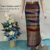 2-Yard Thailand Mai Kasalong N09 Cotton Thai Traditional Pattern Woven Fabric Supply for Thai Clothing Style Suitable for Wrap Skirt or Trouser (3-Green) view 3