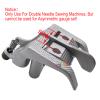 CKPSMS Brand - 1SET Center Guide Feet Compatible with/Replacement for PFAFF Brand 2545 Durkopp Adler Brand 467 767 Juki Brand LU-2260 LU-2860 Double Needle Sewing Machine (16MM) view 2