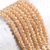 Glass Beads For Bracelets 3/4/6/8Mm Faceted Multicolor Crystal Round Loose Beads For Jewelry Making Diy Bracelet champagne 8mm approx 68pcs view 1