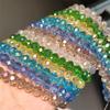 Glass Beads For Bracelets 3/4/6/8Mm Faceted Multicolor Crystal Round Loose Beads For Jewelry Making Diy Bracelet champagne 8mm approx 68pcs view 4