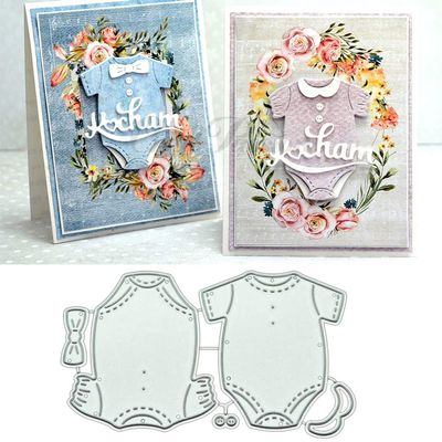 Baby Clothes Metal Die Cuts,Cutting Dies for Card Making Clearance,Embossing Dies for Scrapbooking, DIY Album Paper Cards Decoration