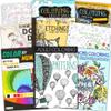 Adult Coloring Book Bundle with 8 Deluxe Coloring Books for Adults and Teens view 1