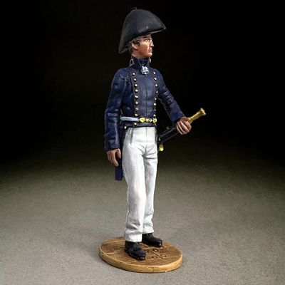 W. Britain's Toy Soldiers W. Britains Jack Tars & Leathernecks 13057 U.S. Navy Midshipman 1810-1815 1:30 Scale Metal