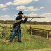 W. Britain American Civil War 31374 Union Iron Brigade Corporal Standing Firing 1:30 Scale Metal Toy Soldier view 2