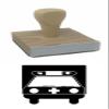 Infusion Ambulance Rubber Stamp, 2 X 2'' Wood Stamp view 1