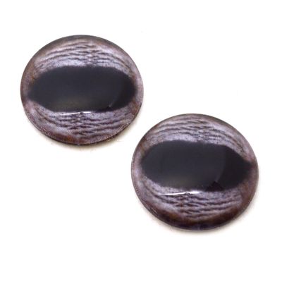 Light Realistic Deer Glass Animal Eyes Beige 6mm - 40mm Jewelry Making Cabochon Art Doll Deer Faux Taxidermy Sculptures Polymer Clay Domed (6mm)