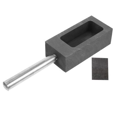 1 Set Graphite Oil Tank Torch Melting Tool Melting Silver Model Casting Mould Melting Silver Supply Melting Gold Tool Useful Graphite Ingot Crucible Graphite Ingot Mold