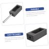 1 Set Graphite Oil Tank Torch Melting Tool Melting Silver Model Casting Mould Melting Silver Supply Melting Gold Tool Useful Graphite Ingot Crucible Graphite Ingot Mold view 3
