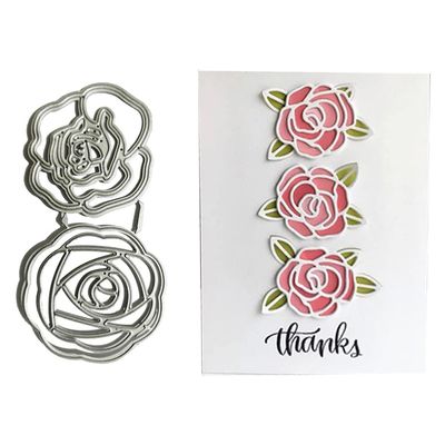 Rose Metal Die Cuts,Cutting Dies for Card Making Clearance,Embossing Dies for Scrapbooking, DIY Album Paper Cards Art Craft Decoration