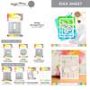 Waffle Flower Nesting Rectangle Frames Die - The Nesting Rectangle Frames Die Set is a Must-Have for Your Crafty Toolbox! This Collection of Dies cuts Solid Rectangular Frames in 5 Sizes! view 2