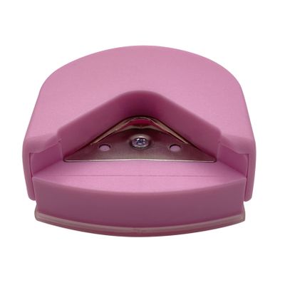 HUANGXM Corner Rounder Cutter Paper Punch PVC Film Photo Business Card Office Supplies for DIY Projects Scrapbooking Card Making Round Tool(Pink)