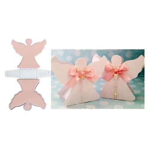 vegan Die Cuts for Gift Box Making,Angel Box Metal Cutting Dies for DIY Scrapbooking Cards,5AC704502