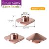 Startnow Laser Cutting Nozzles Dia.32mm Single Double Layers Caliber 1.0 3.0mm Laser Hexagonal Copper Nozzle (Bo-32-S 1 PCS, 3.5) view 3