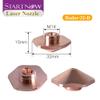 Startnow Laser Cutting Nozzles Dia.32mm Single Double Layers Caliber 1.0 3.0mm Laser Hexagonal Copper Nozzle (Bo-32-S 1 PCS, 3.5) view 4