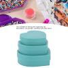 Zerodis Rhinestone Painting Trays, Plastic Bead Sorting Trays Heart Shape Rhinestone Plate Tray DIY Multifunctional Crystal Screening Storage Tool Set(Blue) view 4