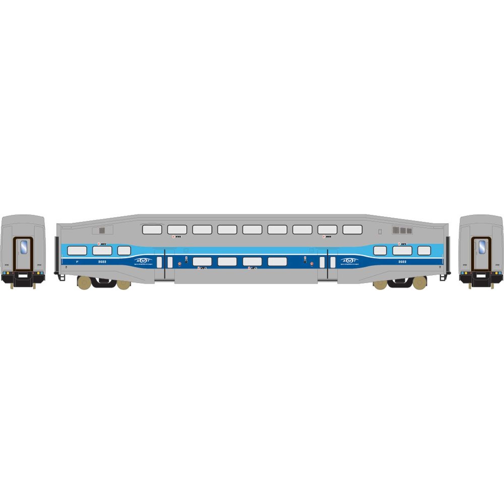 Athearn HO RTR Bombardier Coach, AMTL #2022, ATH25966