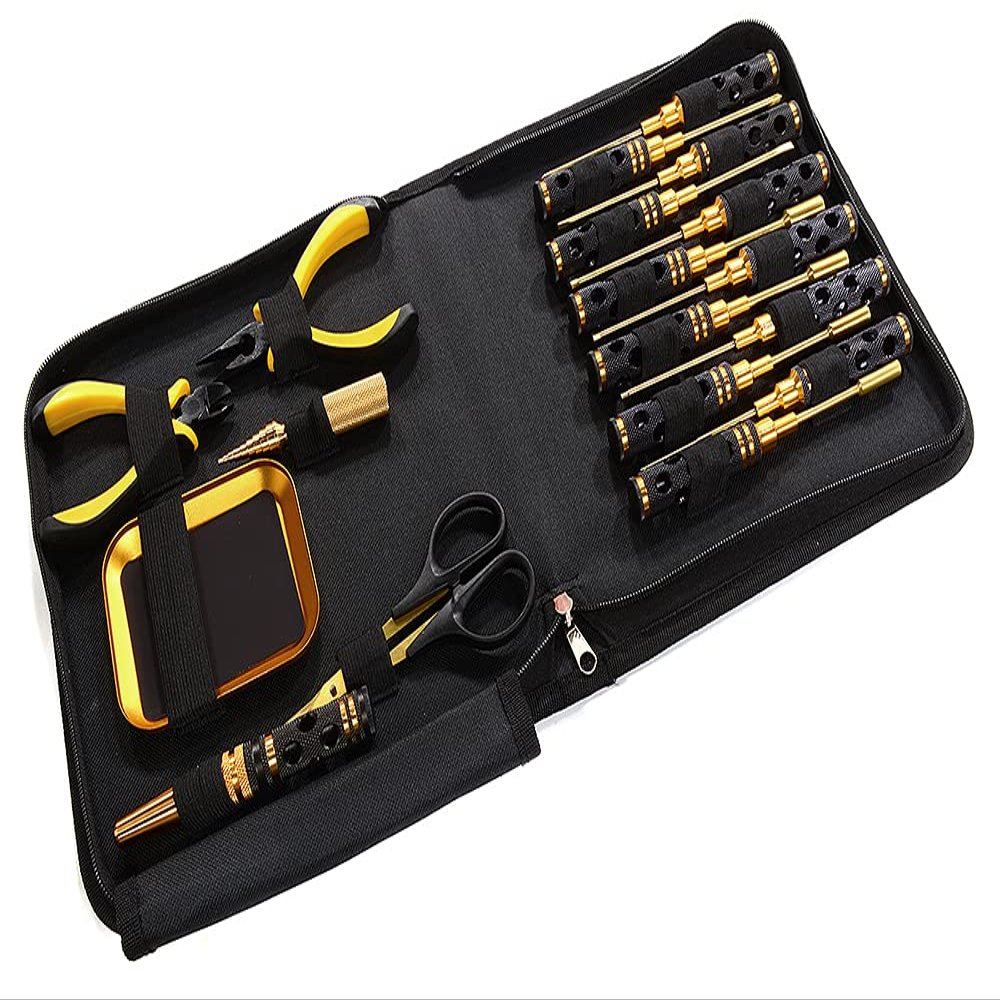 Integy Complete 18pcs RC Tool Set w/Carrying Bag